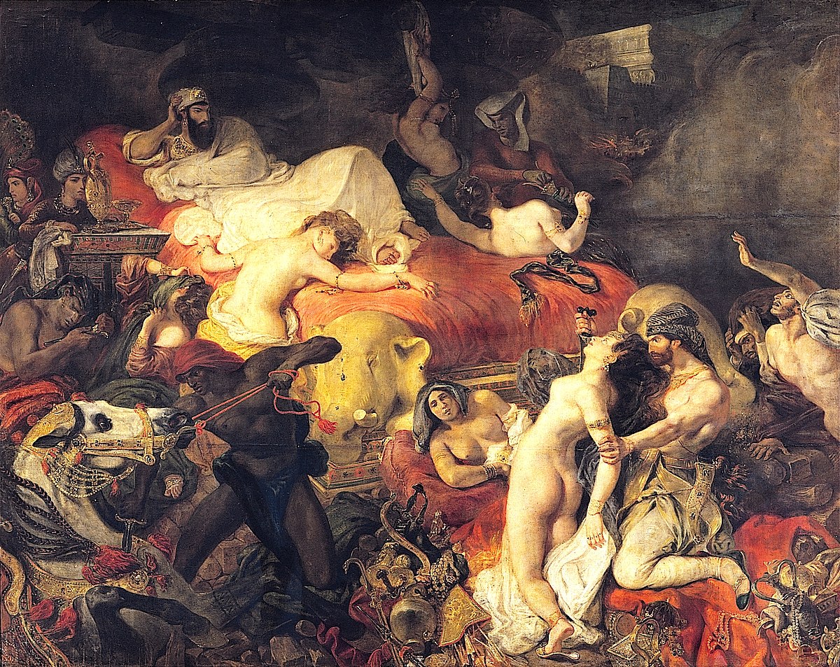 Eugène-Delacroix -La Mort de Sardanapale