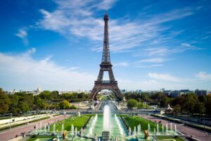 Photo paysage de la Tour Eiffel.