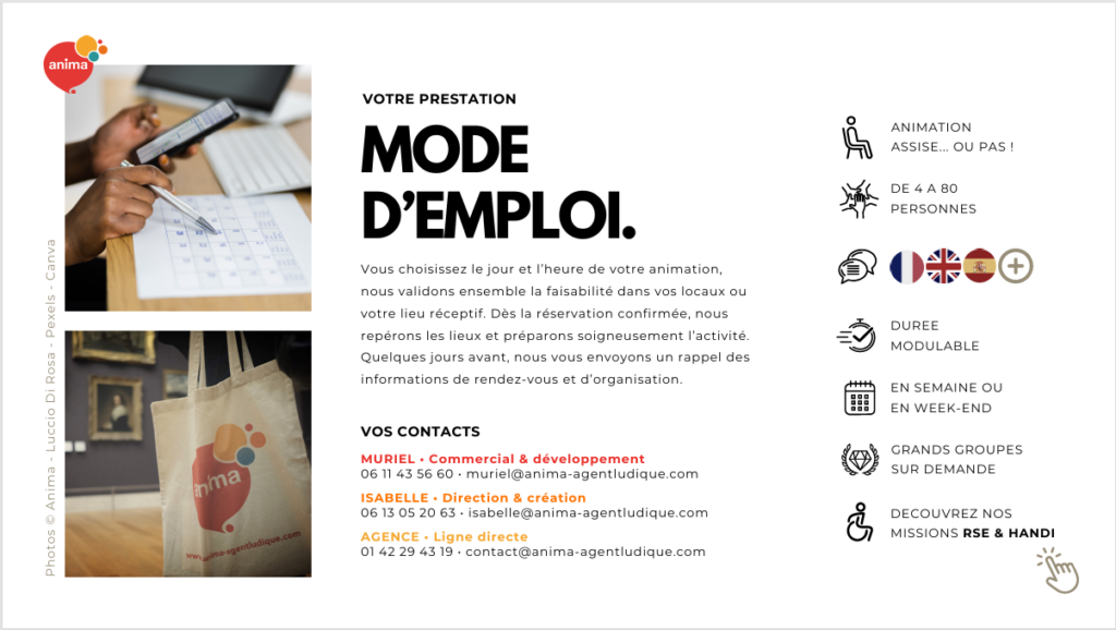 Cluedo Handicap : mode d'emploi et contacts